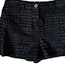 Cheap (Women) CHANEL 24SS Black Plaid Button Pleated Denim Shorts Casual Style. P77604-V69616-NZ728