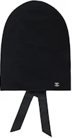 (Women) CHANEL 25A Fall Gold Double-C Logo Cashmere Beanie Black . AAB217-B21295-94305 (Women) CHANEL 25A Fall Gold Double-C Logo Cashmere Beanie Black . AAB217-B21295-94305