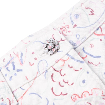 (Women) CHANEL 25C Resort Printed Wash Denim Jeans Women Multicolor P78788-V70923-NACIX Details for (Women) CHANEL 25C Resort Printed Wash Denim Jeans Women Multicolor P78788-V70923-NACIX