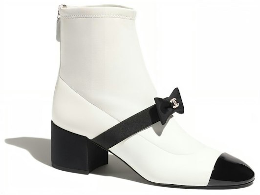 (W) Botas Chanel Tobilleras Blancas de Cordón 55mm en Piel de Cordero Elástica G40099-Y56621-K5932 Order (W) Botas Chanel Tobilleras Blancas de Cordón 55mm en Piel de Cordero Elástica G40099-Y56621-K5932