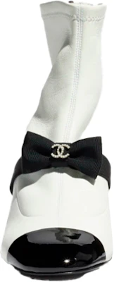 (W) Botas Chanel Tobilleras Blancas de Cordón 55mm en Piel de Cordero Elástica G40099-Y56621-K5932 Lookbook (W) Botas Chanel Tobilleras Blancas de Cordón 55mm en Piel de Cordero Elástica G40099-Y56621-K5932