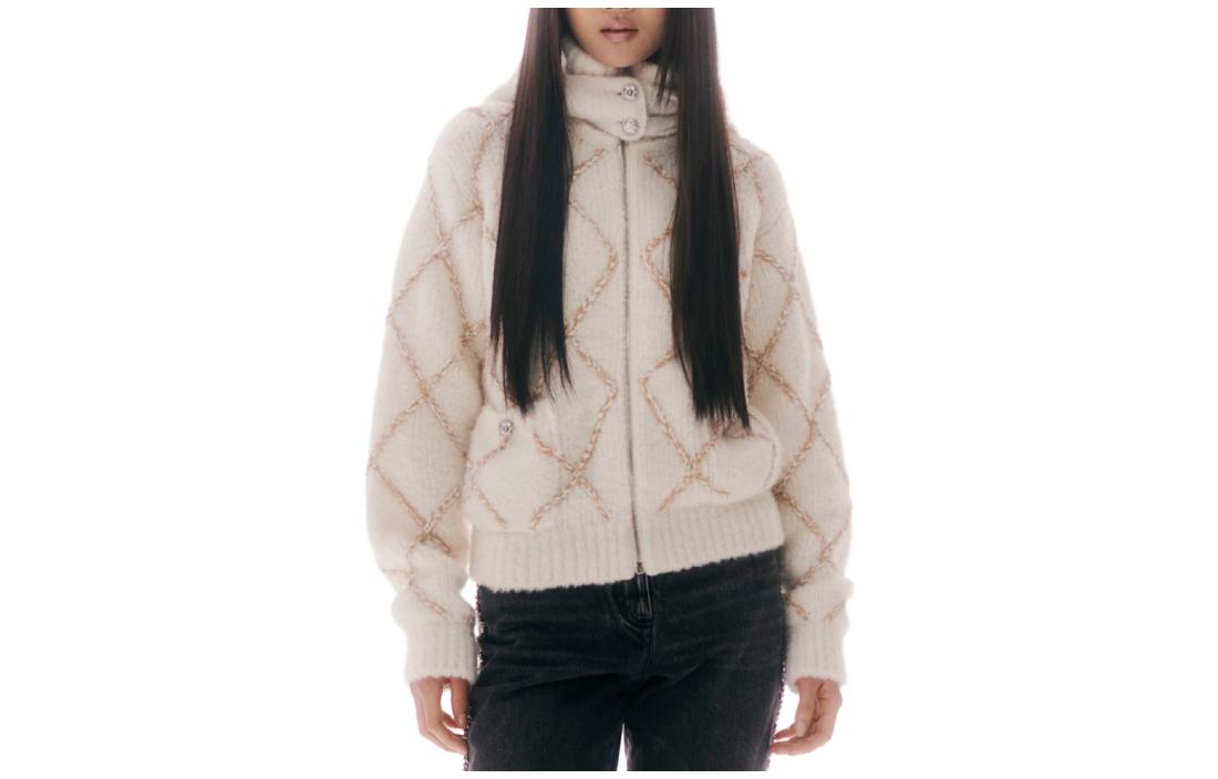 (Women) CHANEL  23N Colorblock Pattern Hooded Casual Long-Sleeve Jacket. P74369-K10903-NR545 圖 4