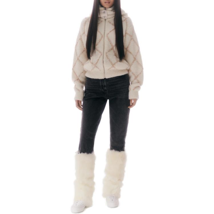 (Women) CHANEL  23N Colorblock Pattern Hooded Casual Long-Sleeve Jacket. P74369-K10903-NR545 圖 5