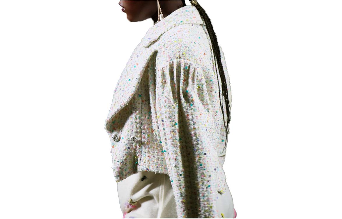 (Women) CHANEL  Beige Long Sleeve Jacket with Button-Down Collar - Spring/Summer 23. P74803-V66339-NN394 圖 4