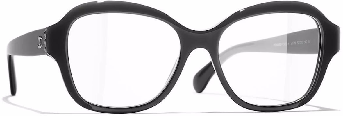 (W) CHANEL Gafas de Sol Negro Mariposa Clásico y Elegante. CH3439HC622 Lookbook (W) CHANEL Gafas de Sol Negro Mariposa Clásico y Elegante. CH3439HC622