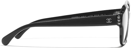 Shop (W) シャネル ブラック バタフライ クラシック スタイリッシュ サングラス CH3439HC622