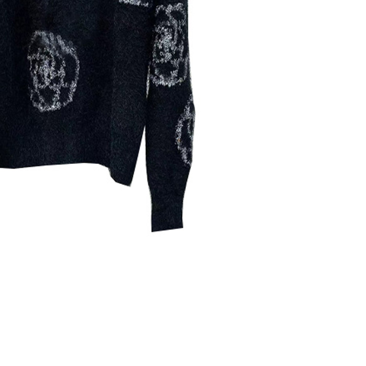 (Women) CHANEL  Black Contrast Crewneck Casual Long-Sleeve Sweater. P76079-K10943-NS008 圖 6