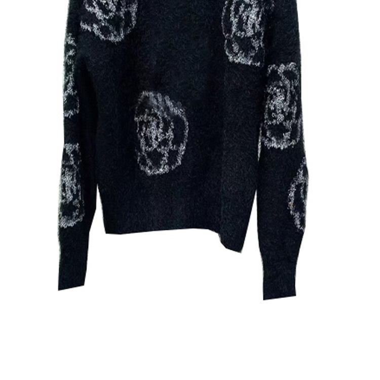(Women) CHANEL  Black Contrast Crewneck Casual Long-Sleeve Sweater. P76079-K10943-NS008 圖 7