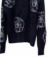 Sizing (Women) CHANEL Black Contrast Crewneck Casual Long-Sleeve Sweater. P76079-K10943-NS008