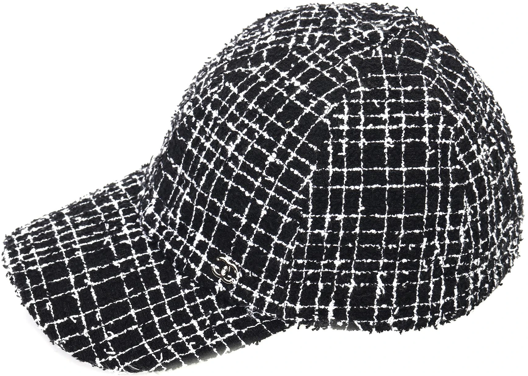 women-chanel-black-duckbill-cap-with-tweed-accents-cotton-blend-aa-9468-b14139