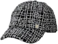 Order (Women) CHANEL Black Duckbill Cap with Tweed Accents Cotton Blend. AA9468B14139