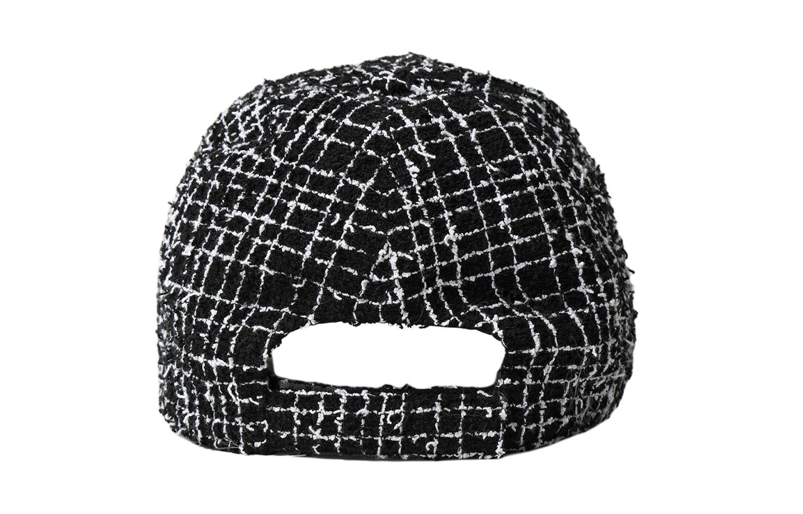 (Women) CHANEL  Black Duckbill Cap with Tweed Accents Cotton Blend. AA9468B14139 圖 3