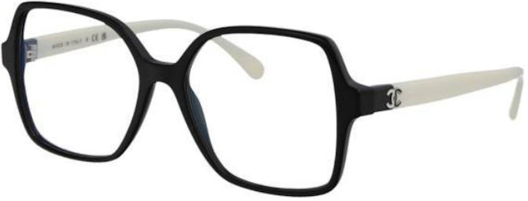 (W) CHANEL 黑色不規則框型雙色設計光學眼鏡。 CH3473-1656 Order (W) CHANEL 黑色不規則框型雙色設計光學眼鏡。 CH3473-1656