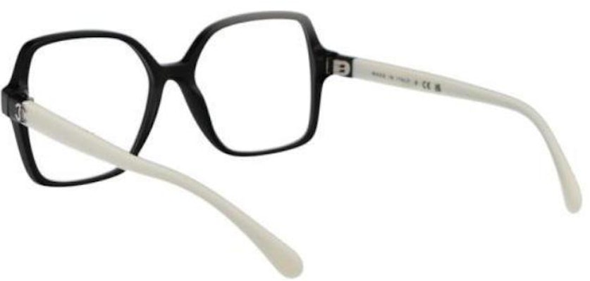 (W) CHANEL 黑色不規則框型雙色設計光學眼鏡。 CH3473-1656 Purchase (W) CHANEL 黑色不規則框型雙色設計光學眼鏡。 CH3473-1656