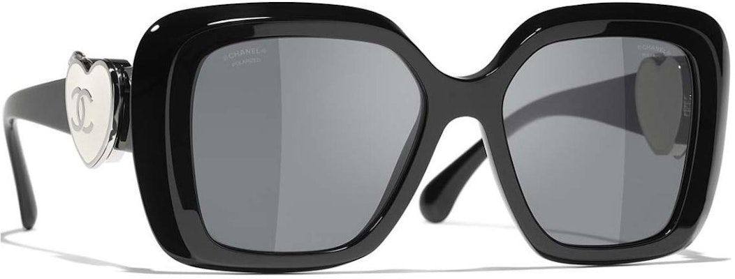 (W) 香奈儿 黑色不规则标志刻纹醋酸材质太阳镜 CH5518C501T8 Shop (W) 香奈儿 黑色不规则标志刻纹醋酸材质太阳镜 CH5518C501T8