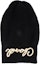 Purchase (Women) CHANEL Black Knit Logo Embroidered Cashmere Beanie Hat. AA8313-B08454-94305