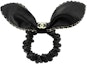Buy (W) 샤넬 블랙 램스킨 메탈 토끼 귀 장식 헤어 타이. AA8258-B0828294305