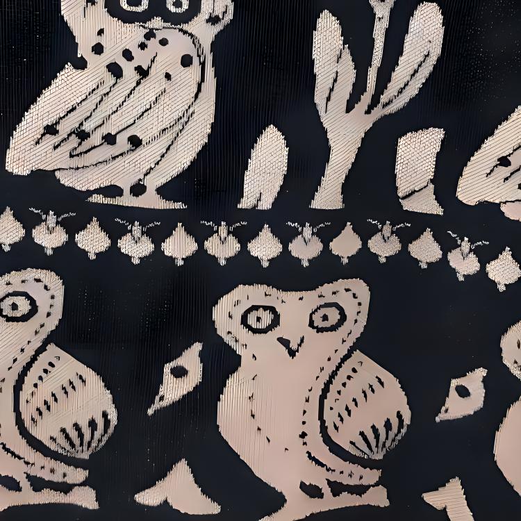 Lookbook (W) CHANEL Suéter Casual Negro de Punto con Estampado y Mangas 3/4. P58160-K07640-MD738