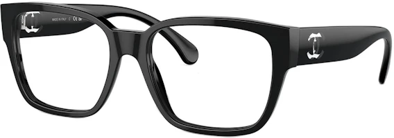 Order (W) CHANEL 黑色方框光學眼鏡 實用側框品牌標誌款式. CH3475-C501