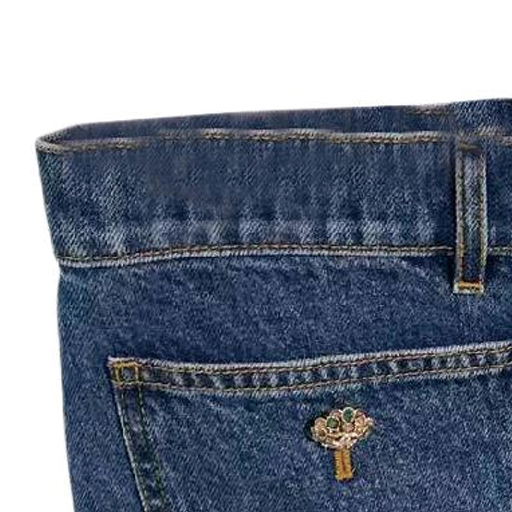 Lookbook (W) CHANEL 藍色牛仔短褲-素色與口袋按鈕設計 P73730-V65335-NK690