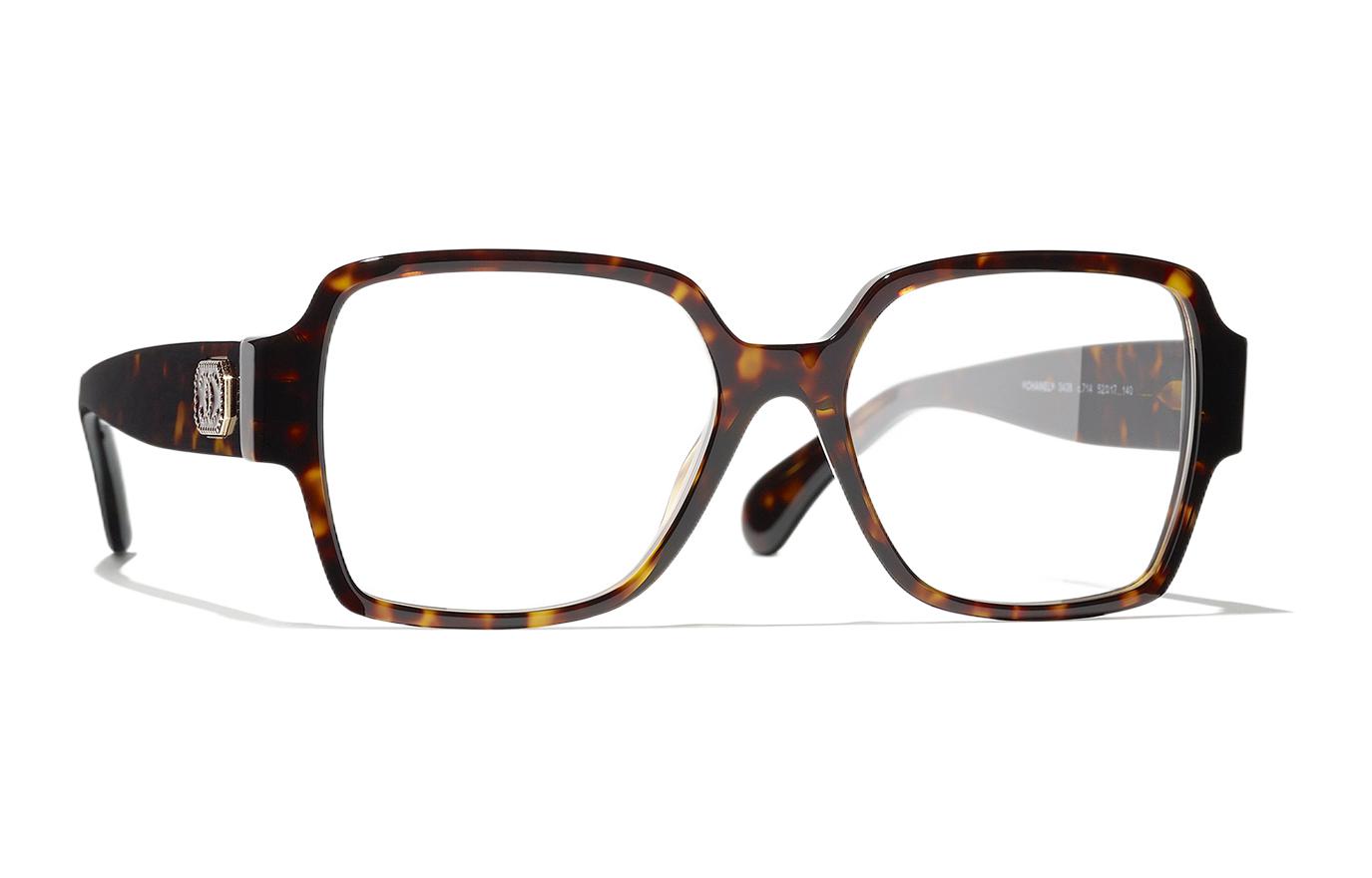 (Women) CHANEL  Brown Rectangular Optical Glasses Stylish Casual Frame. CH3438C714 圖 2