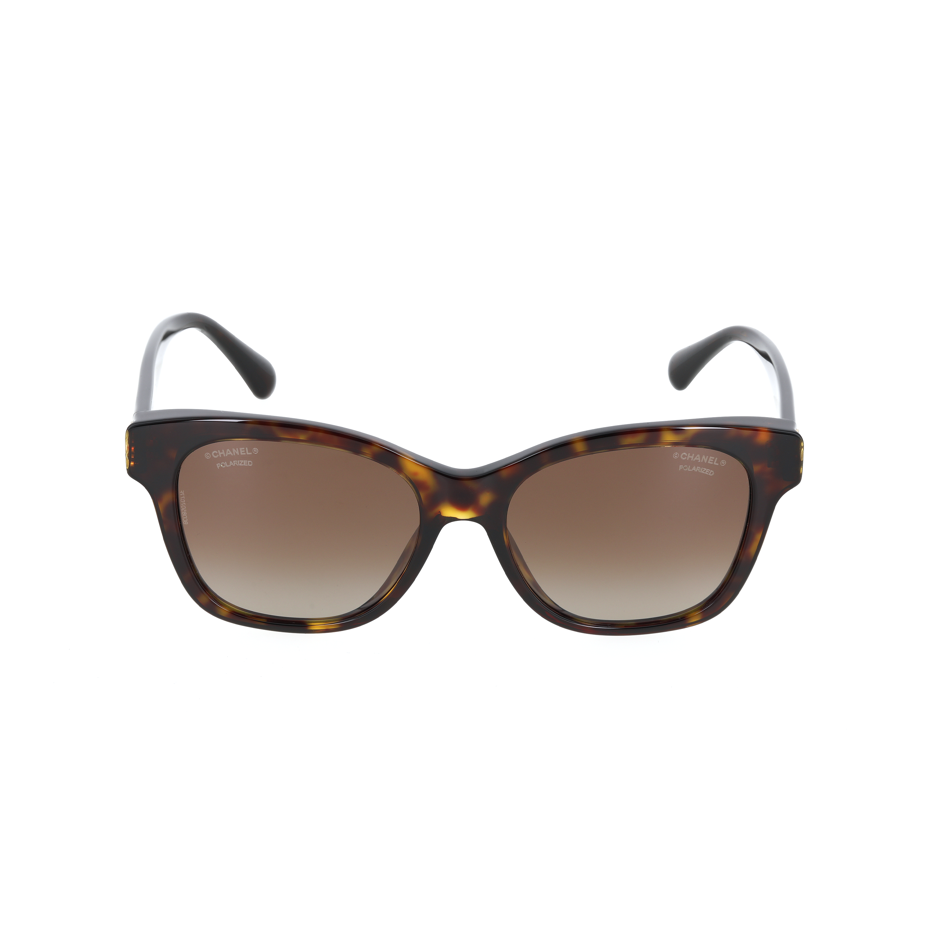(Women) CHANEL  Brown Square Sunglasses - Stylish Casual Design CH5482HC714S9 圖 4
