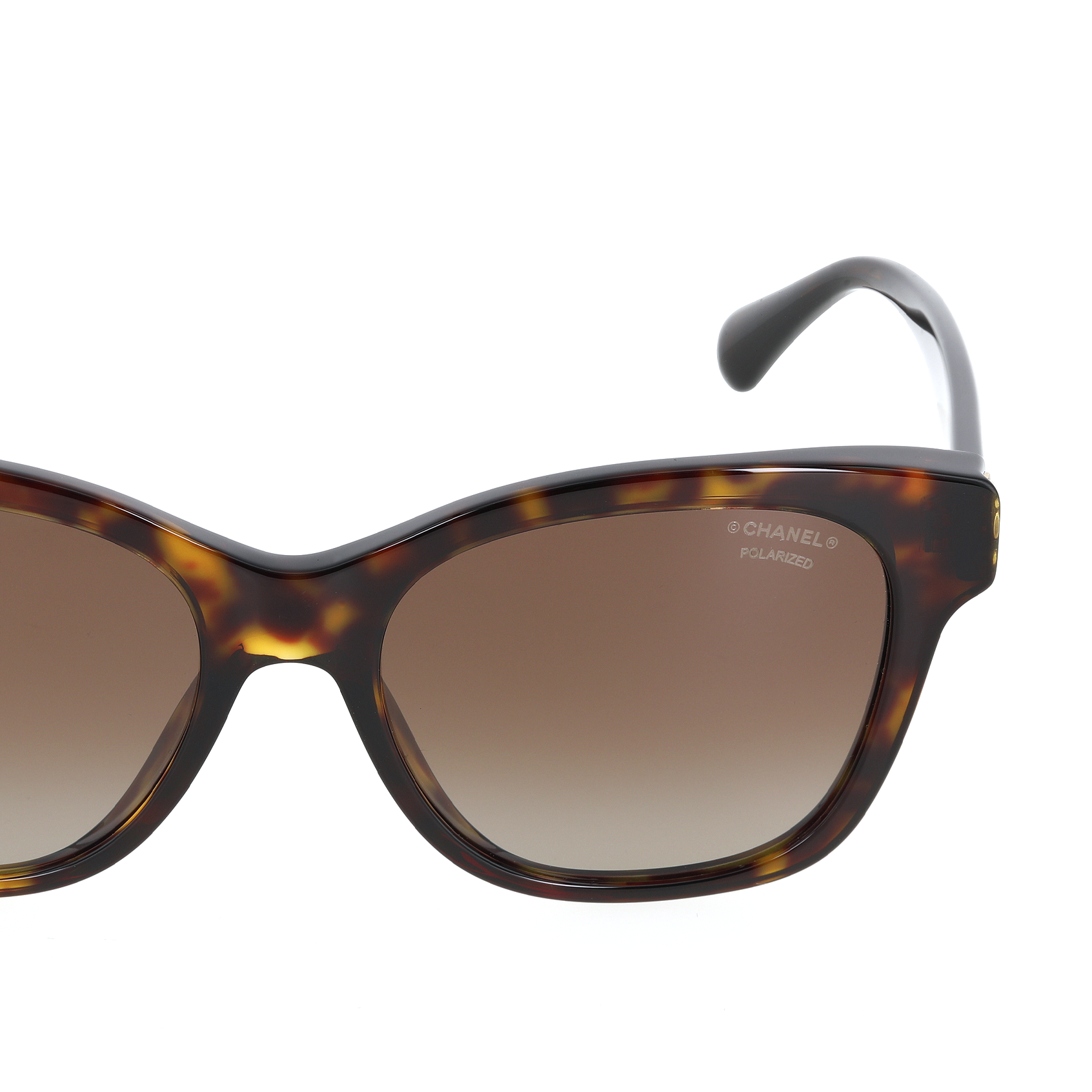 (Women) CHANEL  Brown Square Sunglasses - Stylish Casual Design CH5482HC714S9 圖 6