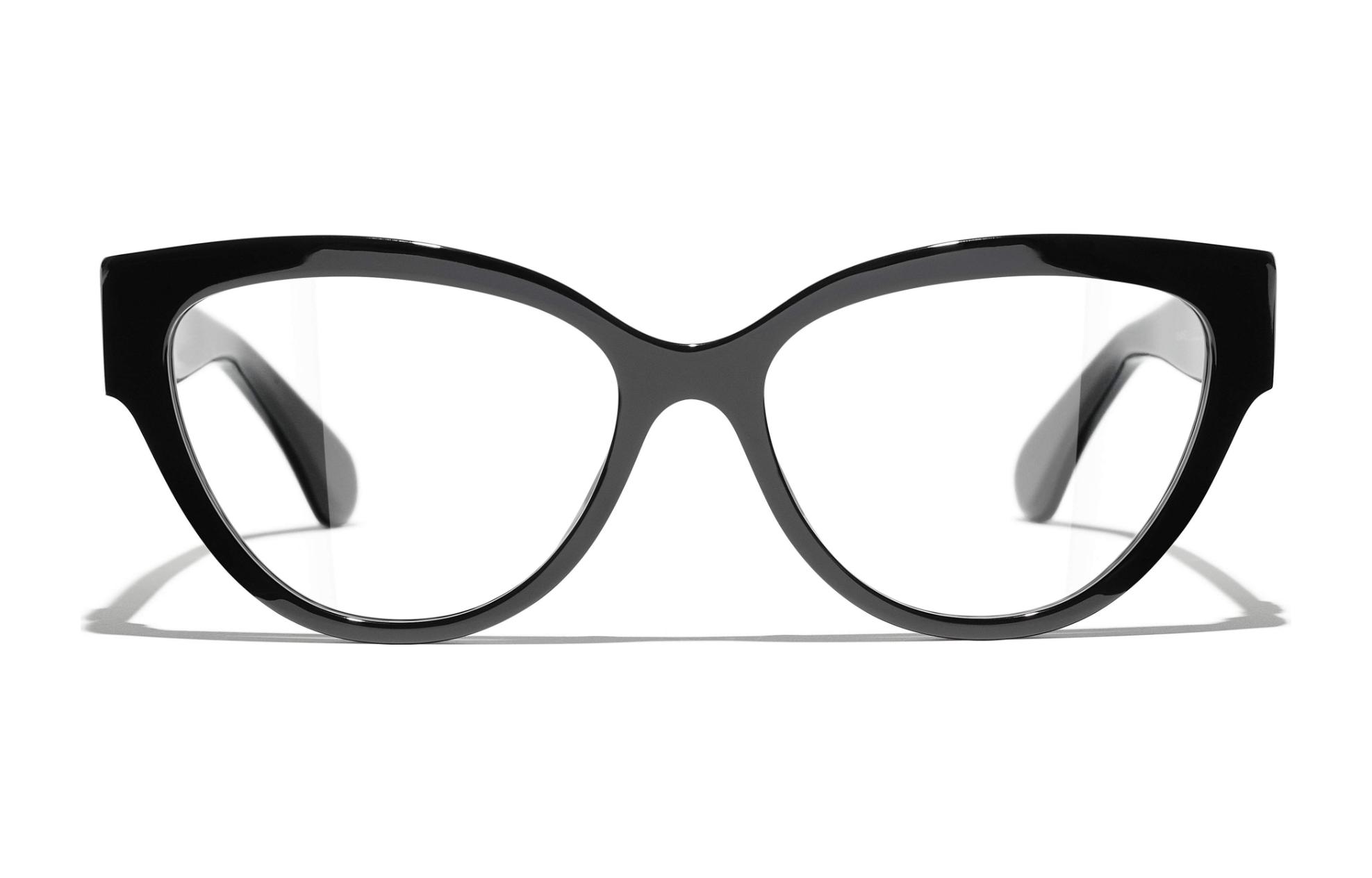(Women) CHANEL  Cat-Eye Optical Glasses, Black - Stylish Minimalist Trend. CH3436A C501