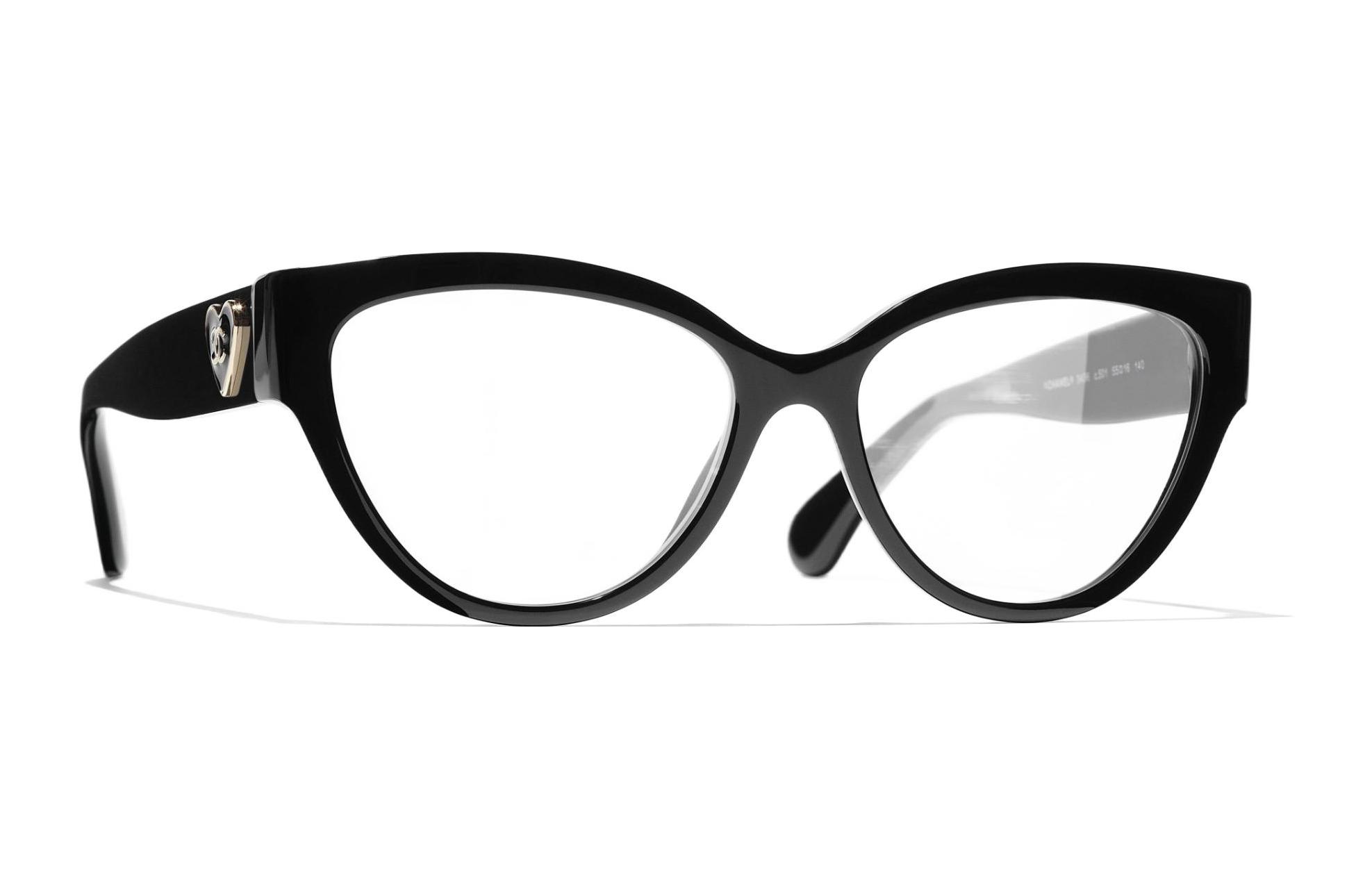 Lookbook (Women) CHANEL  Cat-Eye Optical Glasses, Black - Stylish Minimalist Trend. CH3436A C501