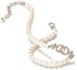 Lookbook (Women) CHANEL CC Logo White Metallic Pendant Necklace. ABB293-B13554-NQ108