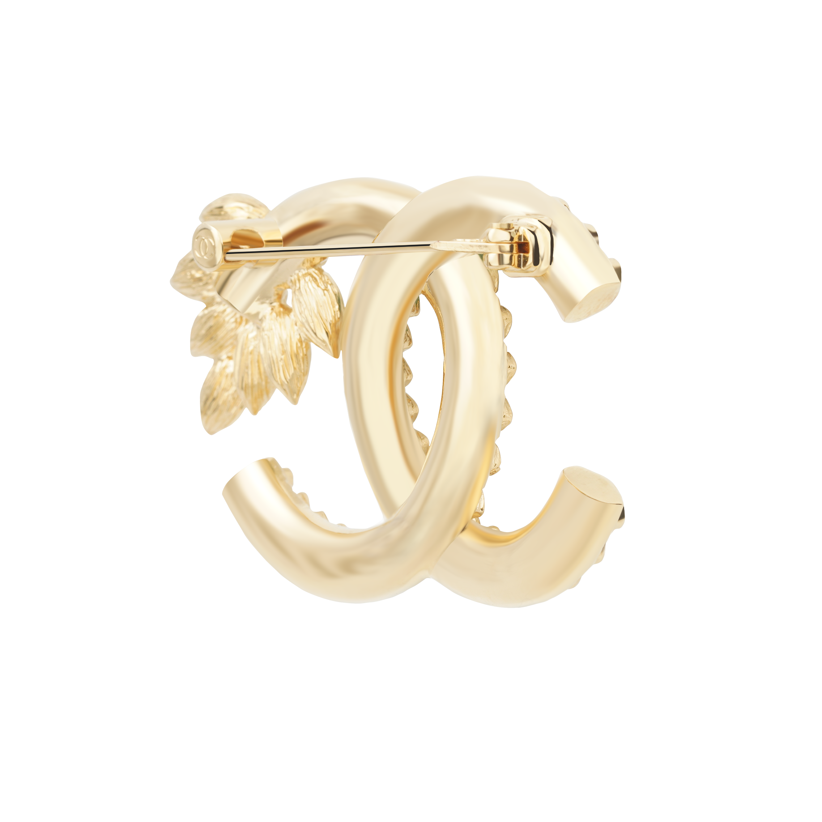 Shop (W) 香奈兒 經典雙C金色麥穗胸針 時尚配件 AB9466-B09321-NK602