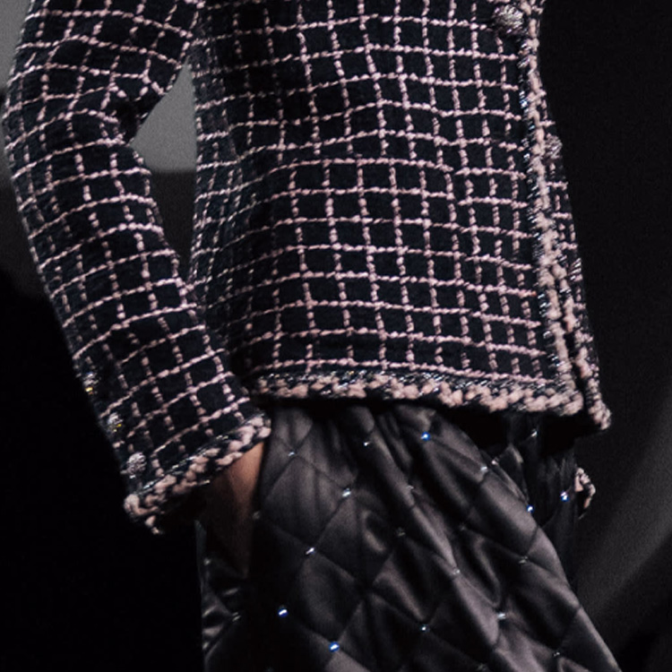 (Women) CHANEL  Color-Block Plaid Long Sleeve Single-Breasted Jacket P75802-V67834-VR494 圖 6