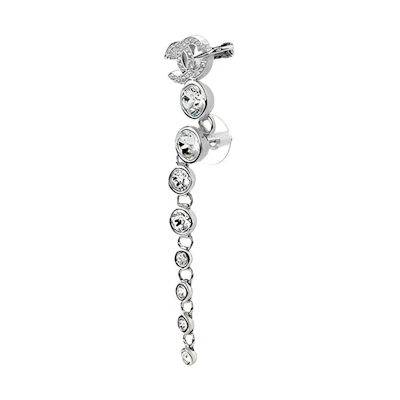 (Women) CHANEL Elegant Unique Metallic Earrings. 23s