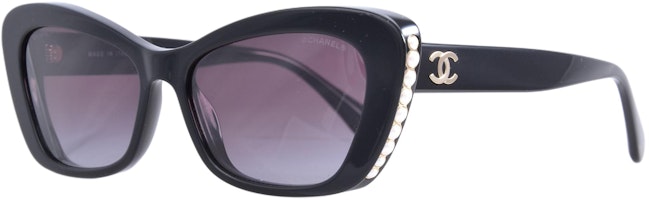 (Women) CHANEL Fashion Butterfly Sunglasses CH5481H1716S6 (Women) CHANEL Fashion Butterfly Sunglasses CH5481H1716S6