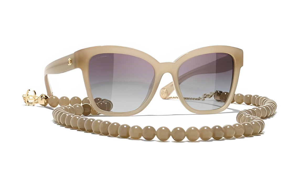 (Women) CHANEL  Fashion Cat-Eye Sunglasses with Elegant Acetate Frames. CH54871719S6