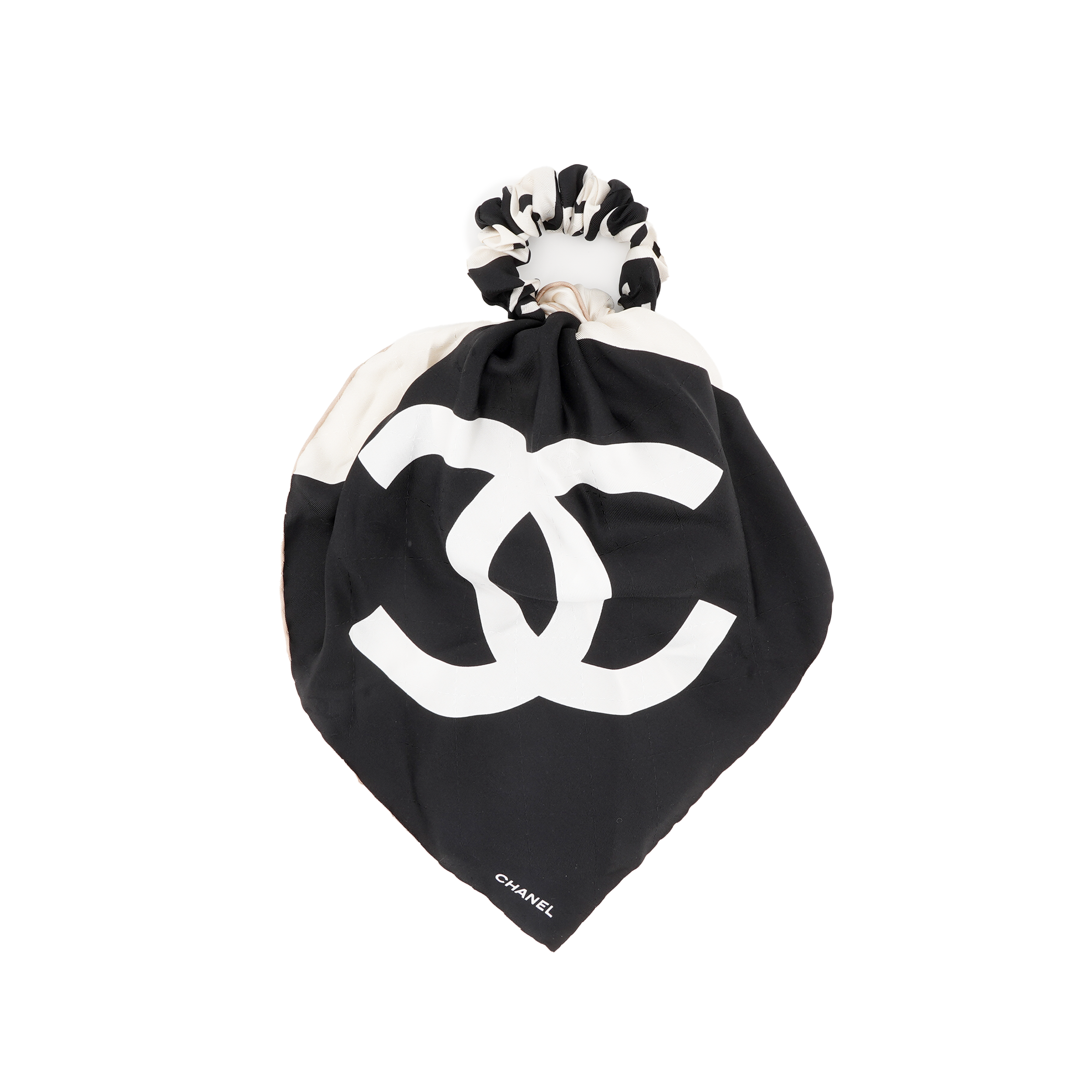 Lookbook (W) 샤넬 패션 컴포트 헤어 타이 헤어밴드 블랙/화이트 AA8226B08171N1231