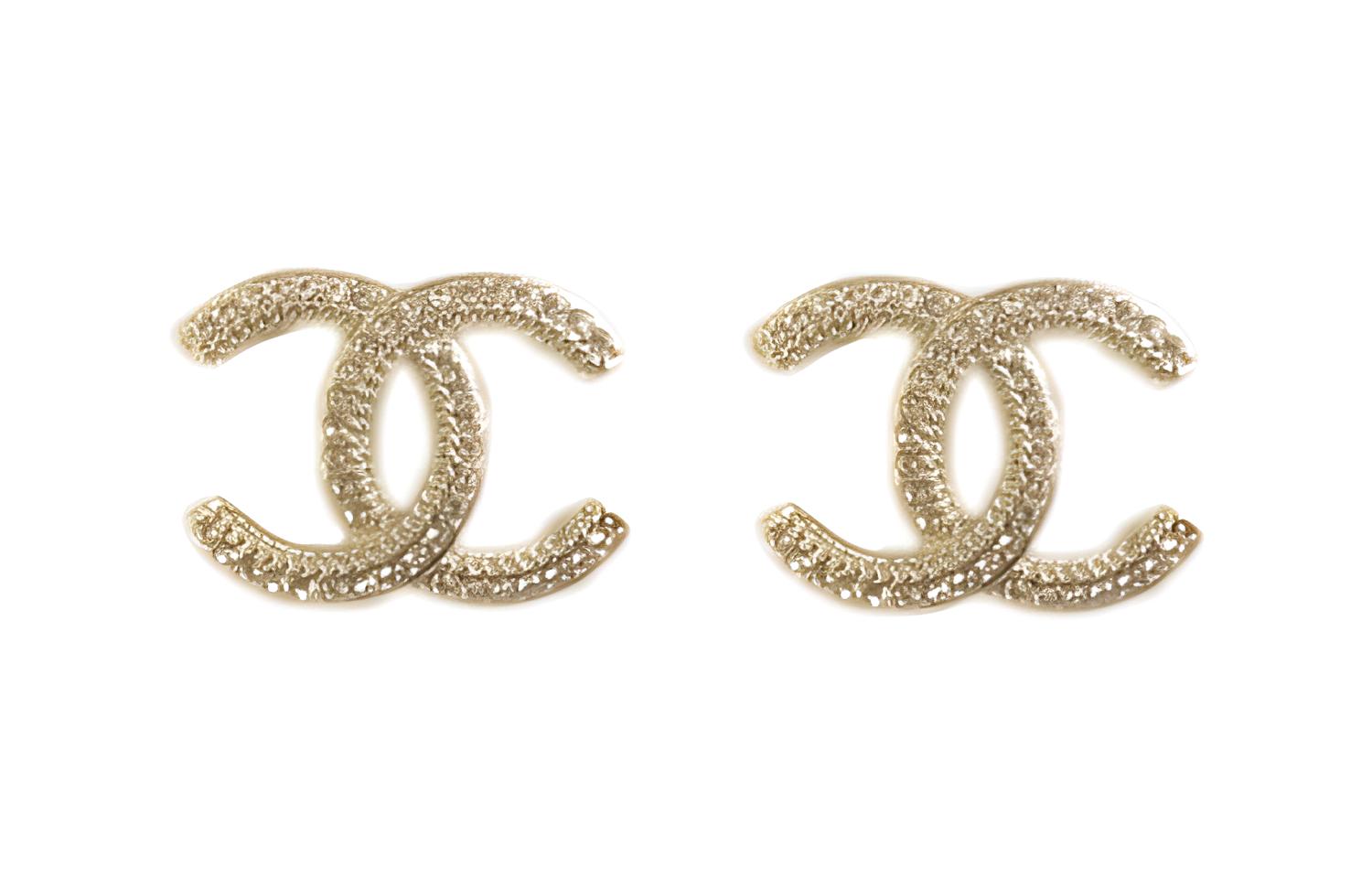 (Women) CHANEL  Fashion Elegant Stud Earrings Gold AB5455841121114