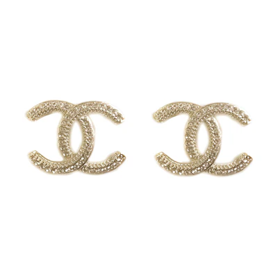 (Women) CHANEL Fashion Elegant Stud Earrings Gold AB5455841121114