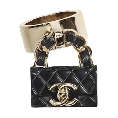 (Women) CHANEL Fashion Metal Ring - Trendy and Elegant Accessory. ABA014B09999NL990