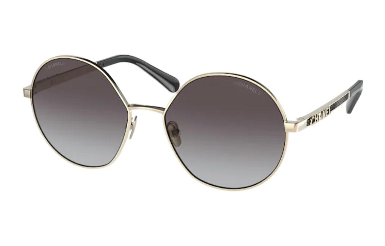 (Women) CHANEL  Fashion Oval Metal Sunglasses CH4269-C395S6