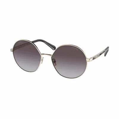 (Women) CHANEL Fashion Oval Metal Sunglasses CH4269-C395S6