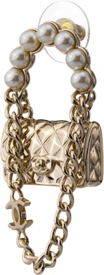 (Women) CHANEL Fashion Pearl Bag White with Metal Detailing. Ab6137B05631NC344 Lookbook (Women) CHANEL Fashion Pearl Bag White with Metal Detailing. Ab6137B05631NC344