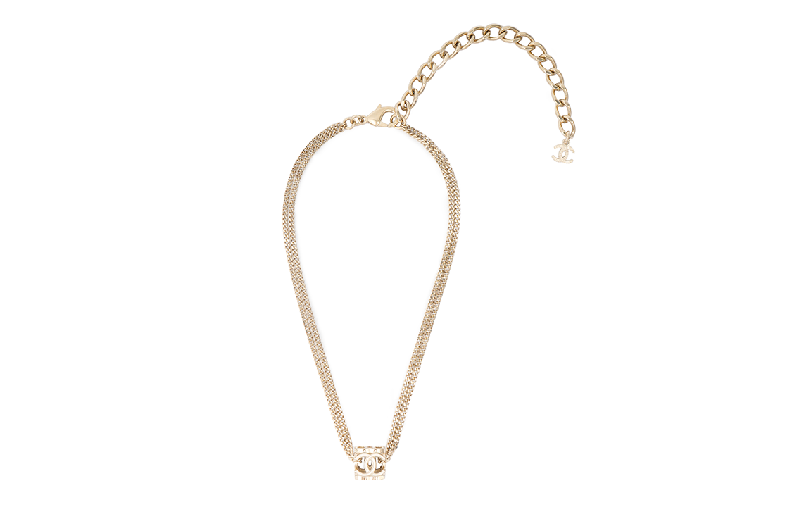 Lookbook (Women) CHANEL  Gold Adjustable Alloy Necklace AB9735-B09514-NK892