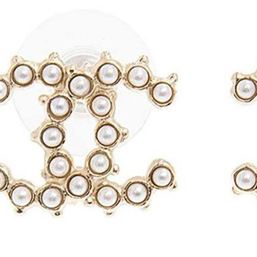 (Women) CHANEL  Gold Metal Logo Design Earrings. A58090GP 圖 4