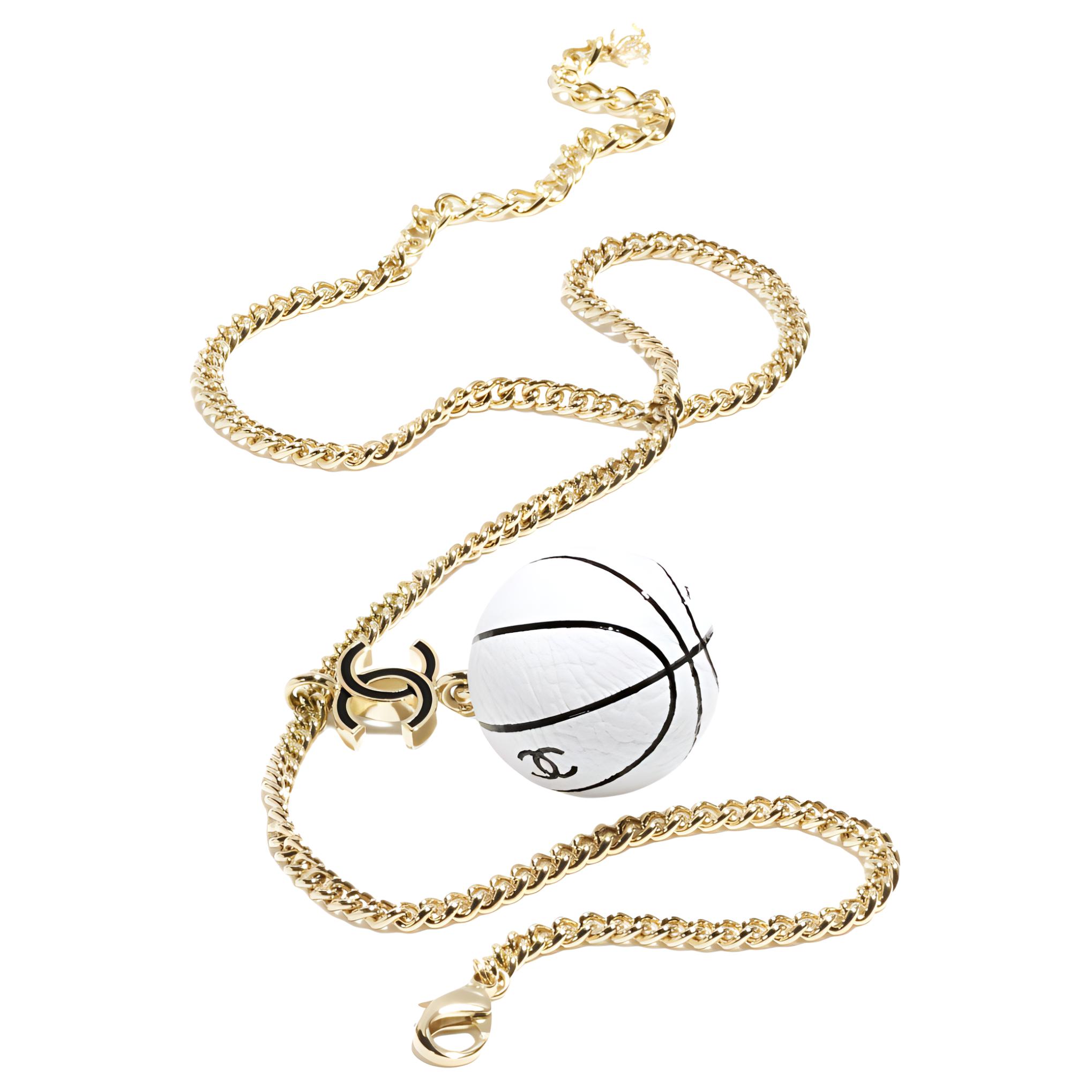 (Women) CHANEL  Gold Resin and Metal Necklace with Minimalist Design. ABC752B15464NU638 圖 4