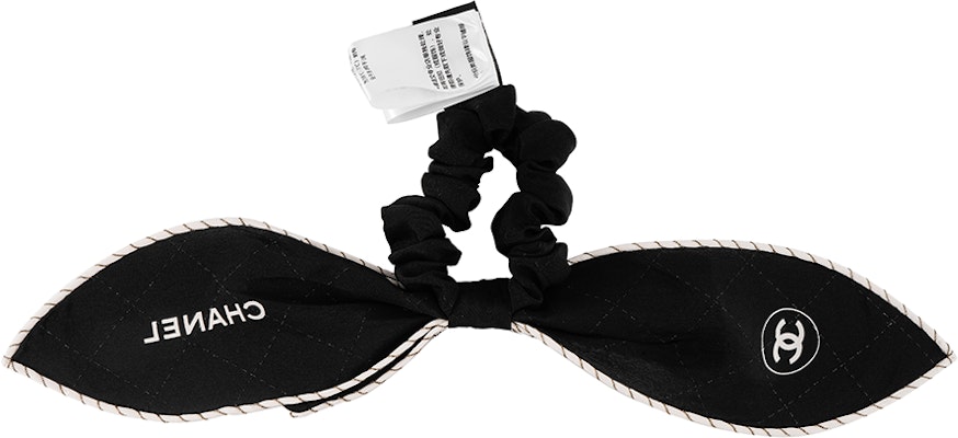 (W) 샤넬 로고 디자인 블랙 헤어 타이. AA9172-B13586-NP313 Buy (W) 샤넬 로고 디자인 블랙 헤어 타이. AA9172-B13586-NP313