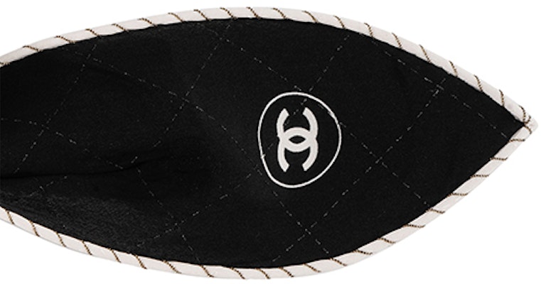 (W) 샤넬 로고 디자인 블랙 헤어 타이. AA9172-B13586-NP313 Details for (W) 샤넬 로고 디자인 블랙 헤어 타이. AA9172-B13586-NP313