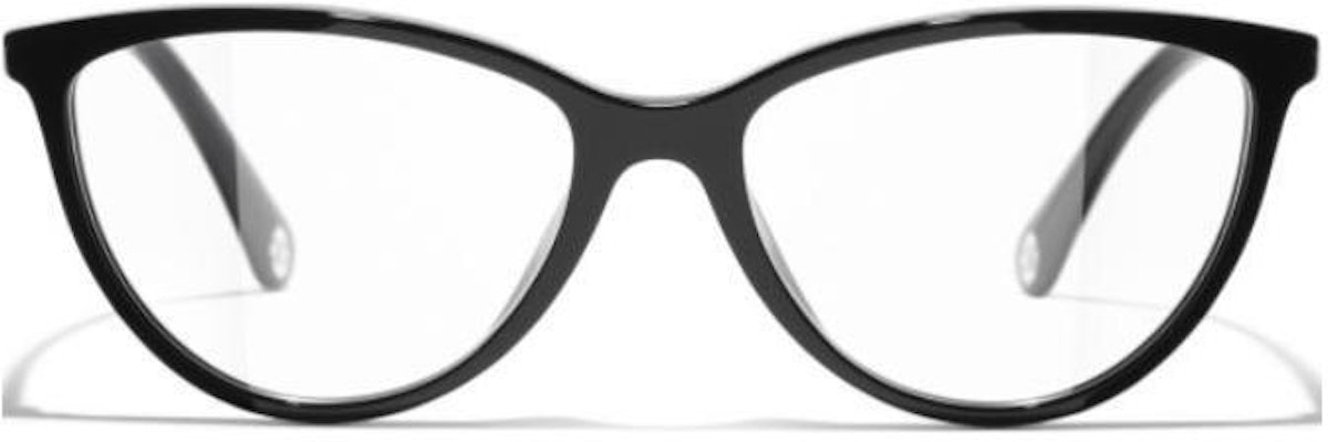 (W) 香奈儿不规则黑色光学眼镜带金色logo CH3470U-C501 Order (W) 香奈儿不规则黑色光学眼镜带金色logo CH3470U-C501