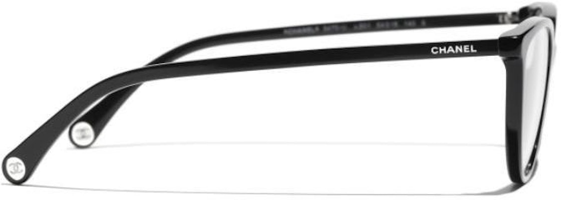 (W) 香奈儿不规则黑色光学眼镜带金色logo CH3470U-C501 Shop (W) 香奈儿不规则黑色光学眼镜带金色logo CH3470U-C501