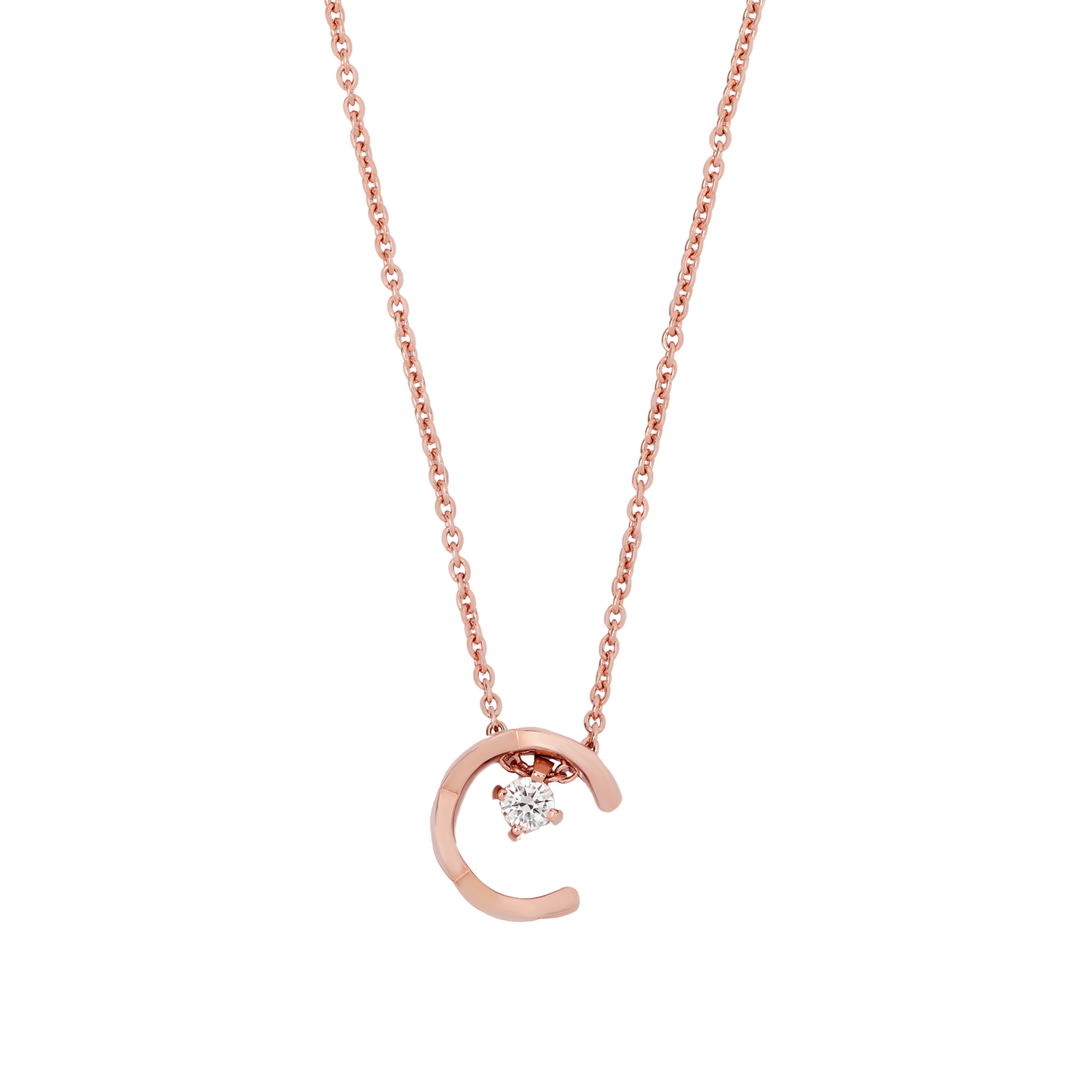 (Women) CHANEL  K Gold Necklace in Beige Gold. J12102 圖 3